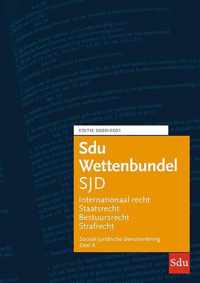 Educatieve wettenverzameling  -   Sdu Wettenbundel Sociaal Juridische Dienstverlening 2020-2021 (set 2 ex)