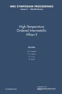 High-Temperature Ordered Intermetallic Alloys II