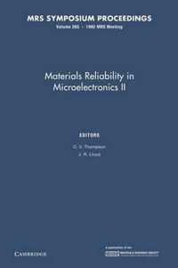 MRS Proceedings Materials Reliability in Microelectronics II