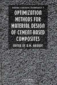Optimization Methods for Material Design of Cement-based Composites
