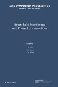 MRS Proceedings Beam-Solid Interactions and Phase Transformations