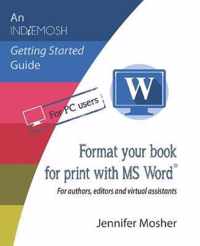 Format your book for print with MS Word(R)