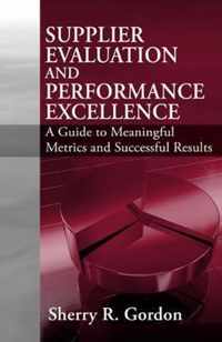 Supplier Evaluation And Performance Management Excellence