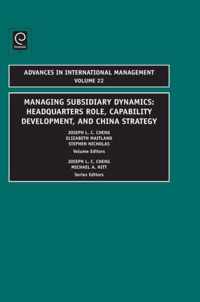 Managing Subsidiary Dynamics