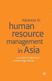 Advances in Human Resource Management in Asia