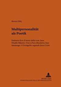 Multipersonalitaet als Poetik