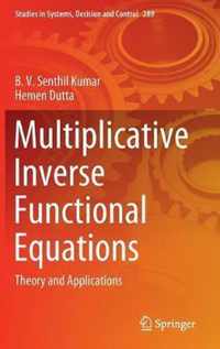 Multiplicative Inverse Functional Equations