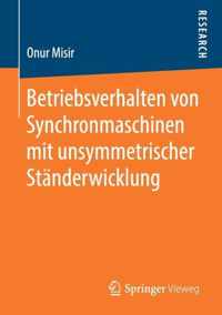 Betriebsverhalten von Synchronmaschinen mit unsymmetrischer Staenderwicklung