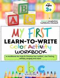 My First Learn to Write Color Activity Workbook