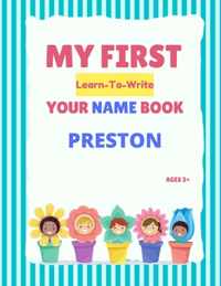 My First Learn-To-Write Your Name Book