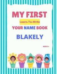 My First Learn-To-Write Your Name Book