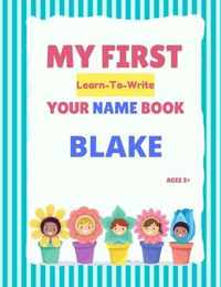 My First Learn-To-Write Your Name Book