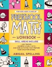 Preschool Math Workbook for Kids Ages 3 and Up