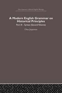 A Modern English Grammar on Historical Principles