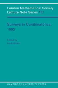 Surveys in Combinatorics, 1993