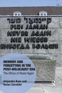 Memory and Forgetting in the Post-Holocaust Era