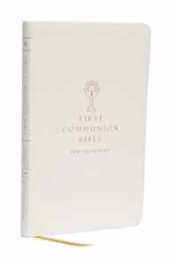 NABRE, New American Bible, Revised Edition, Catholic Bible, First Communion Bible: New Testament, Leathersoft, White