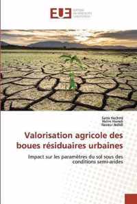 Valorisation agricole des boues residuaires urbaines