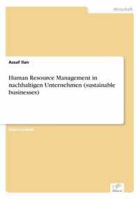 Human Resource Management in nachhaltigen Unternehmen (sustainable businesses)