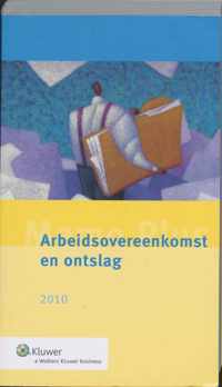 Arbeidsovereenkomst en Ontslag / 2010