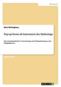 Pop-up-Stores als Instrument des Marketings