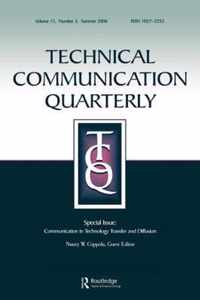 Communication Technology Transfer&diffusion Tcq 15#3