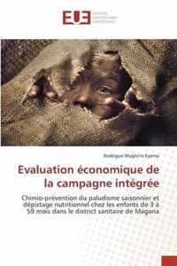 Evaluation economique de la campagne integree