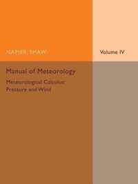 Manual of Meteorology