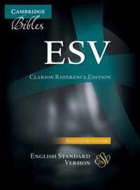 ESV Clarion Reference Bible, Black Calf Split Leather, ES484