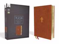 NASB, Thinline Bible, Leathersoft, Brown, Red Letter Edition, 1995 Text, Comfort Print