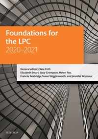 Foundations for the LPC 2020-2021