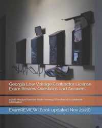 Georgia Low Voltage Contractor License Exam Review Questions and Answers