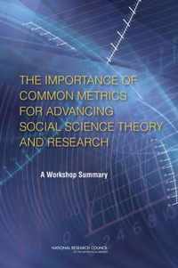 The Importance of Common Metrics for Advancing Social Science Theory and Research