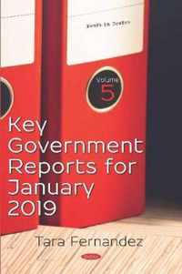 Key Government Reports for January 2019