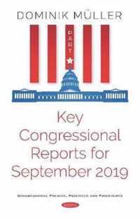 Key Congressional Reports for September 2019