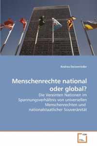 Menschenrechte national oder global?