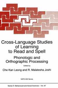 Cross-Language Studies of Learning to Read and Spell: