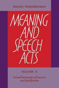 Meaning and Speech Acts