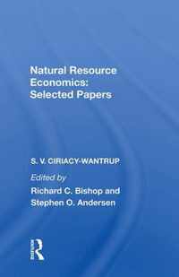 Natural Resource Economics: Selected Papers
