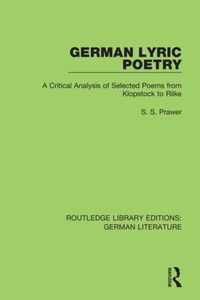 German Lyric Poetry