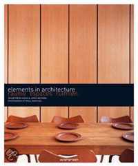 Elements in architecture - räume espaces ruimten