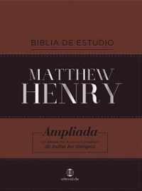 Rvr Biblia de Estudio Matthew Henry, Leathersoft, Clasica, Con Indice