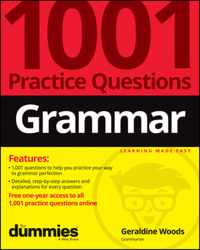 Grammar - 1001 Practice Questions For Dummies, 2nd  Edition (+ Free Online Practice)