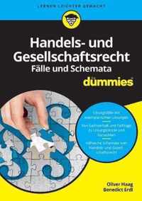 Handels- und Gesellschaftsrecht Falbearbeitung und Schemata fur Dummies