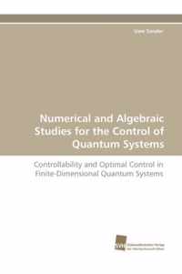 Numerical and Algebraic Studies for the Control of Quantum Systems