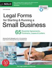 Legal Forms for Starting & Running a Small Business