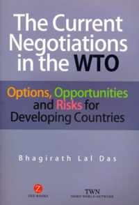 The Current Negotiations in the WTO