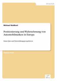 Positionierung und Wahrnehmung von Automobilmarken in Europa