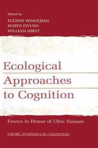 Ecological Approaches to Cognition