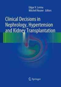 Clinical Decisions in Nephrology, Hypertension and Kidney Transplantation